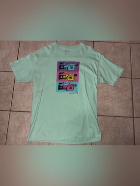 Primitive VX Mint Graphic Tee with Colorful Camera Print large